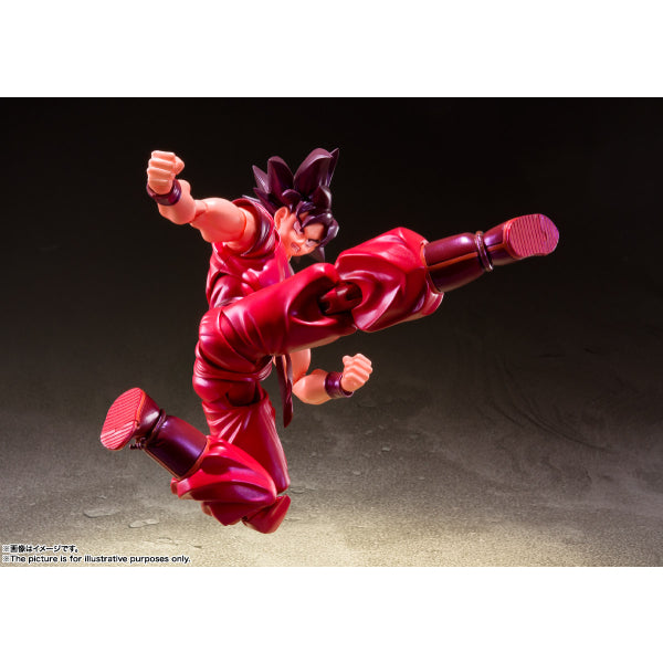 Dragon Ball S.H.Figuarts Son Goku Kaio-ken & Tamashii EFFECT ENERGY AURA Red Ver. SET