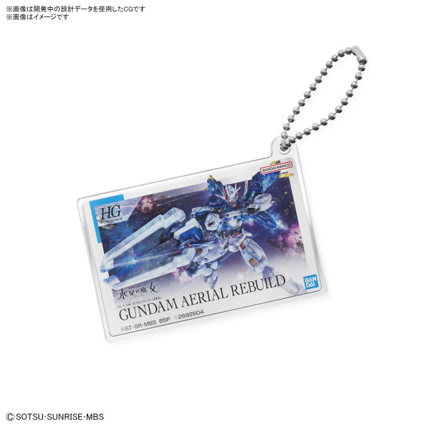 GUNPLA PACKAGE ART ACRYLIC BALL CHAIN MOBILE SUIT GUNDAM THE WITCH FROM MERCURY (set of 4) 機動戰士 高達 水星的魔女 鎖匙扣 吊飾 掛飾