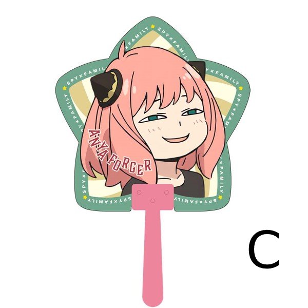 SPY×FAMILY die-cut fan (3 variants) 扇 間諜家家酒 間諜過家家 安妮亞 Anya アーニャ