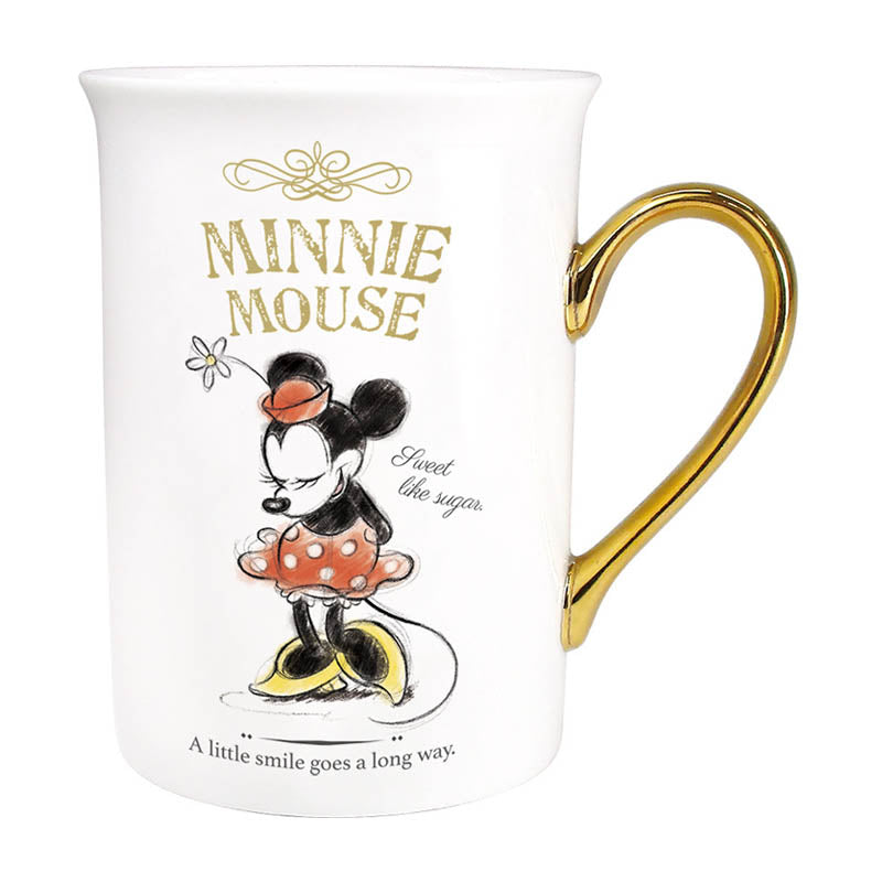 Disney Gold Mug Elegant Tea Coffee Cup Minnie Mouse 2018 A/W | Up-Next HK Online Store