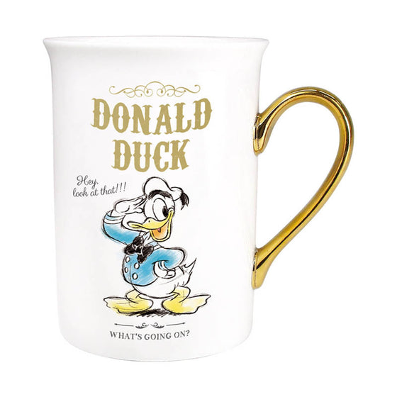 Disney Gold Mug Elegant Tea Coffee Cup Donald Duck 2018 A/W | Up-Next HK Online