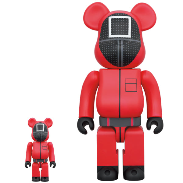BE@RBRICK SQUID GAME (Squid Game) GUARD (100% & 400%) (○ / △ / □) 魷魚遊戲