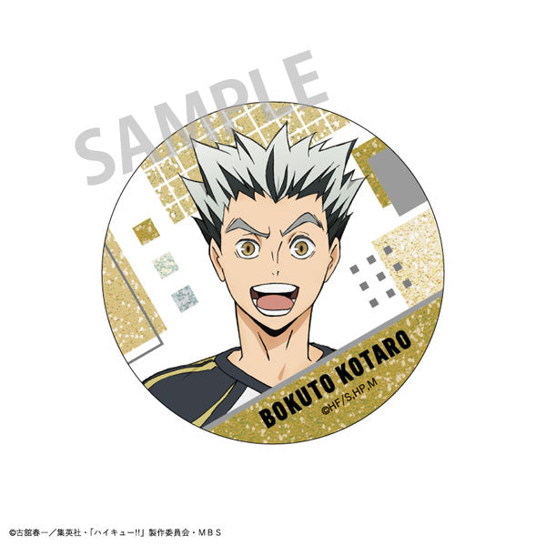 Haikyuu!! Trading Glitter Tin Badge A (set of 7) 排球少年 襟章
