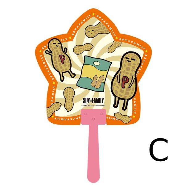 SPY×FAMILY die-cut fan (3 variants) 扇 間諜家家酒 間諜過家家 安妮亞 Anya アーニャ