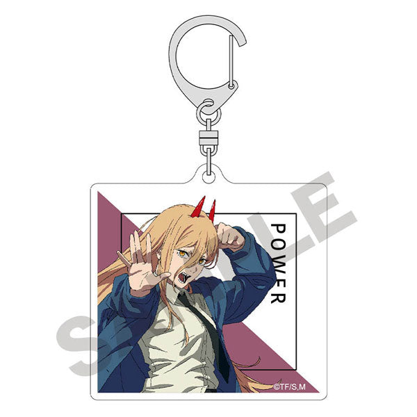 Chainsaw Man Trading Acrylic Keychain (set of 8) 鏈鋸人 電鋸人 淀治 電次 帕瓦 早川秋 瑪奇瑪 真紀真 姫野 小紅 岸邊 鎖匙扣 掛飾 吊飾