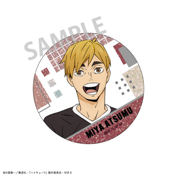 Haikyuu!! Trading Glitter Tin Badge B (set of 7) 排球少年 襟章