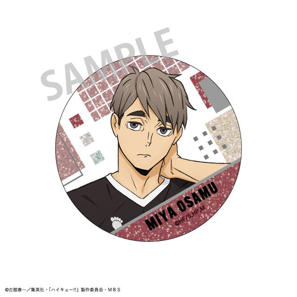 Haikyuu!! Trading Glitter Tin Badge A (set of 7) 排球少年 襟章