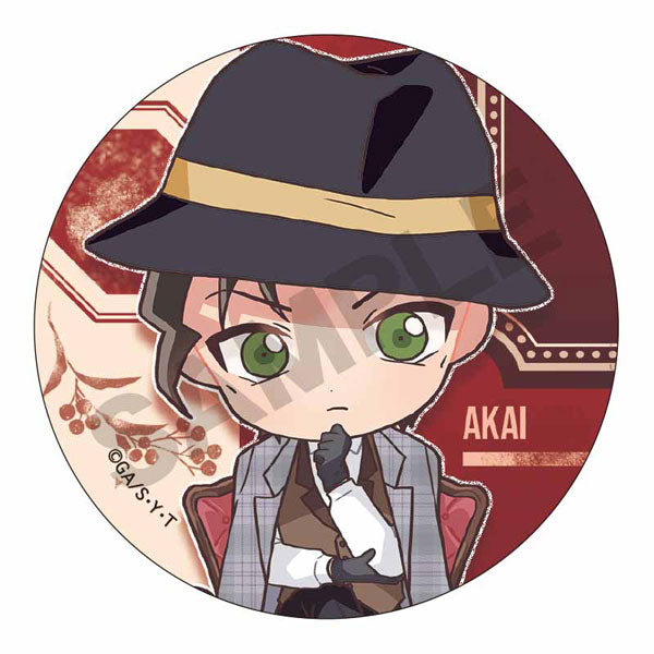 Detective Conan Trading Tin Badge Mini Chara British Style (set of 8) 名偵探柯南