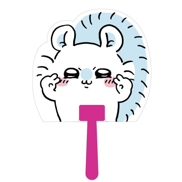 Chikawa die-cut fan 2 (5 variants) ちいかわ 小可愛 吉伊卡哇 Chiikawa Something Small and Cute 扇