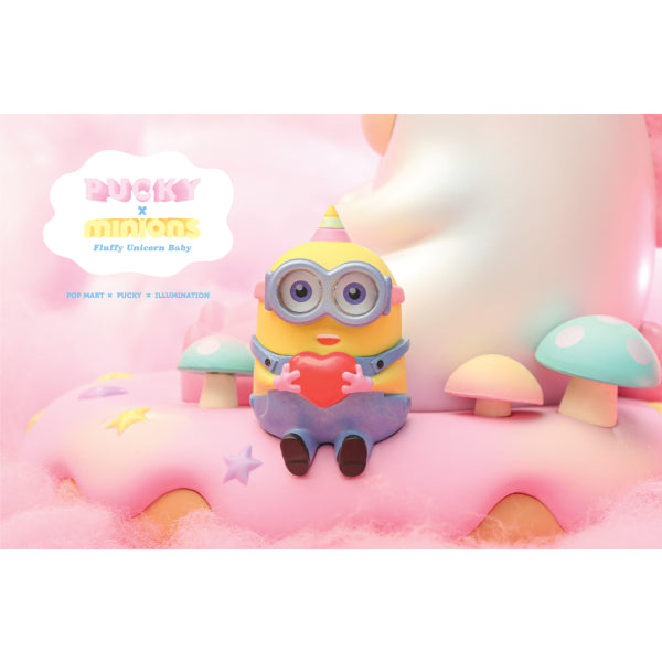 Pop Mart - Fluffy Unicorn Baby Pucky x Minions Figure (14.3cm)