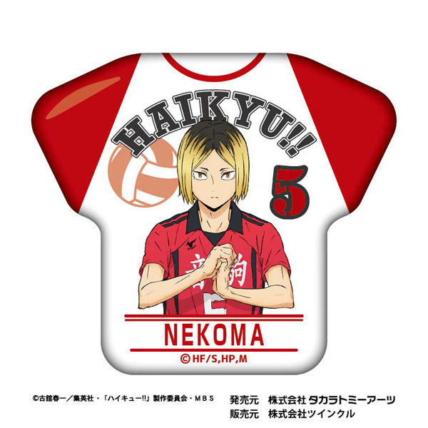 Haikyuu!! CollegeTaste T-shirt Tin Badge (9 variants) 排球少年 襟章