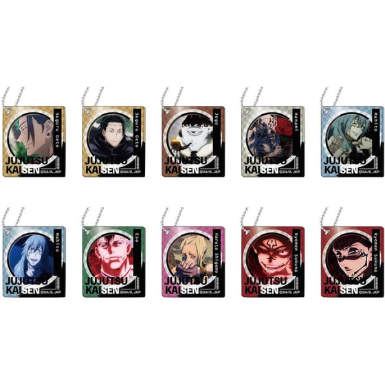 Decofla Acrylic Key Ring - Jujutsu Kaisen Box Set D (Set of 10)