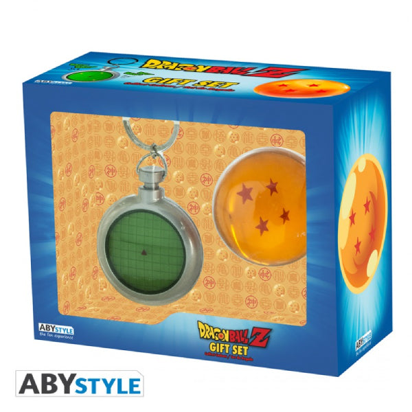 DRAGON BALL - Gift Set - Radar Keychain + 4-Star Dragon Ball 56 mm