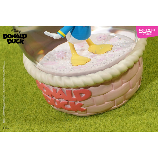 Disney Donald Duck Romantic Sakura Snow Globe 迪士尼 唐老鴨