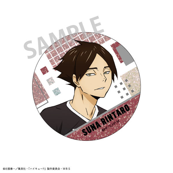 Haikyuu!! Trading Glitter Tin Badge A (set of 7) 排球少年 襟章