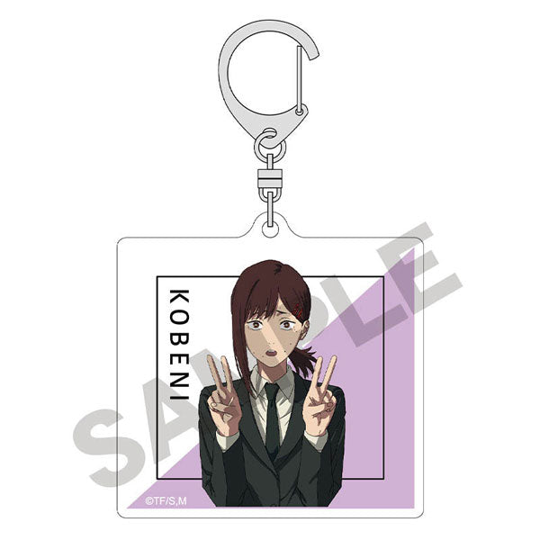 Chainsaw Man Trading Acrylic Keychain (set of 8) 鏈鋸人 電鋸人 淀治 電次 帕瓦 早川秋 瑪奇瑪 真紀真 姫野 小紅 岸邊 鎖匙扣 掛飾 吊飾