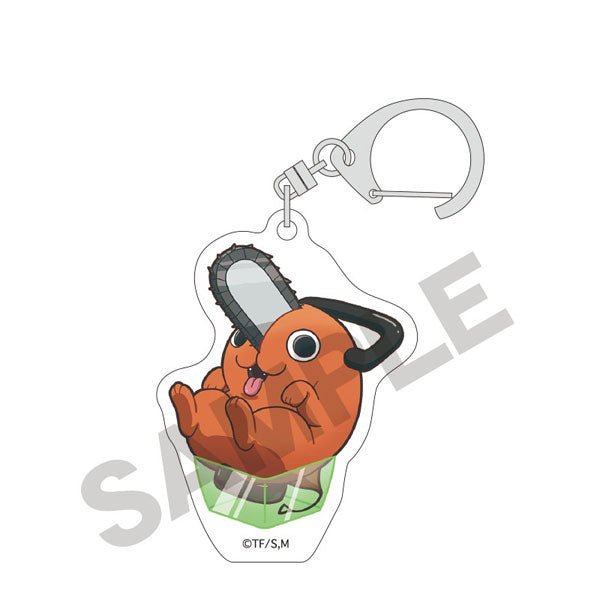 Chainsaw Man Trading Acrylic Key Ring Hakosupo (set of 8) 鏈鋸人 電鋸人 淀治 電次 波奇塔 帕瓦 早川秋 瑪奇瑪 真紀真 姫野 小紅 鎖匙扣 掛飾 吊飾