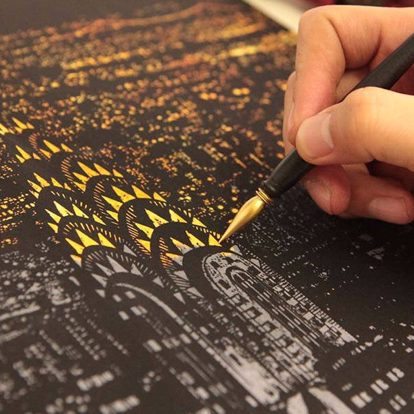 Scratch Night View - New York_Art, Fun :)_LAGO - Up-Next