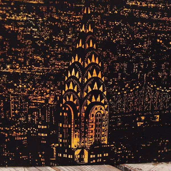 Scratch Night View - New York_Art, Fun :)_LAGO - Up-Next