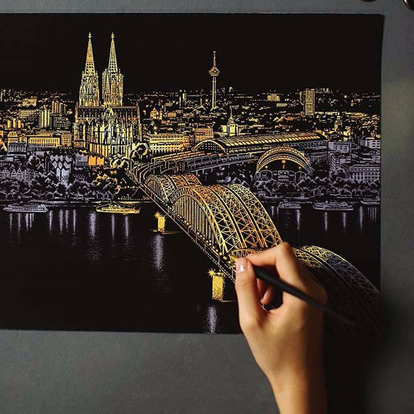 Scratch Night View - Cologne_Art, Fun :)_LAGO - Up-Next