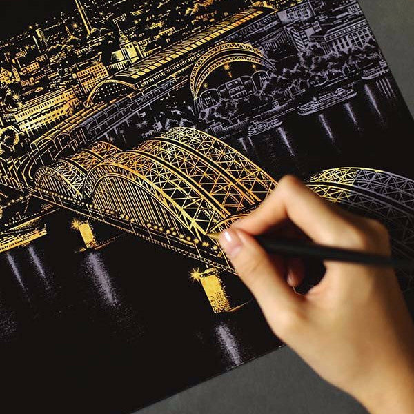 Scratch Night View - Cologne_Art, Fun :)_LAGO - Up-Next