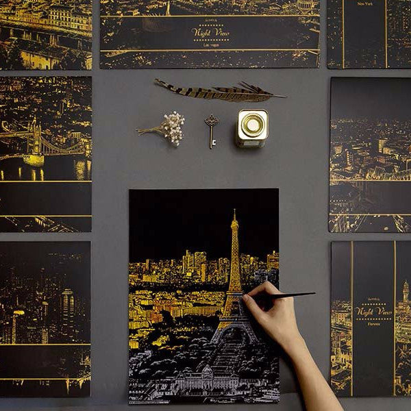 Scratch Night View Series - Classic Collection_Art, Fun :)_LAGO - Up-Next