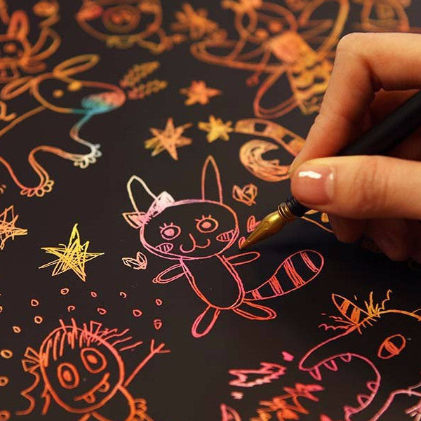 Scratch Coloring Kids - Blank Paper_Art, Fun :)_LAGO - Up-Next