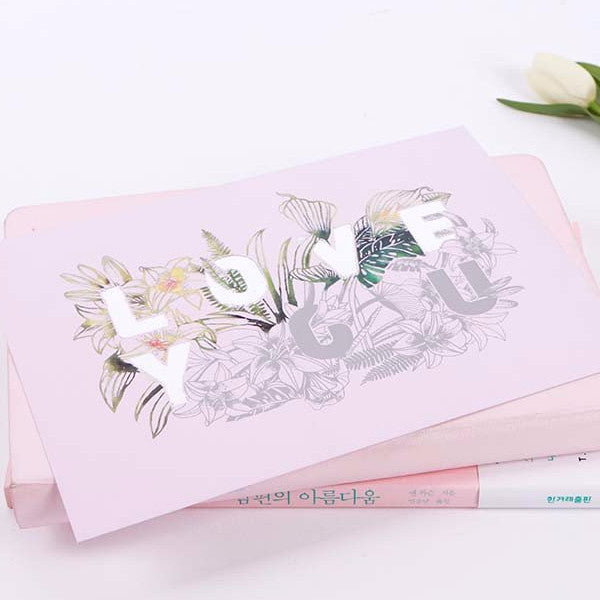 Scratch Postcard Message - Love you_Art, Fun :)_LAGO - Up-Next