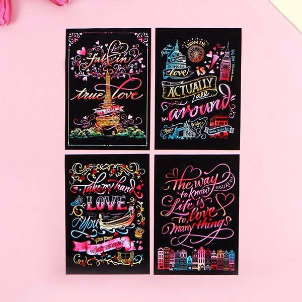 Scratch Postcard Calligraphy - Venis_Art, Fun :)_LAGO - Up-Next