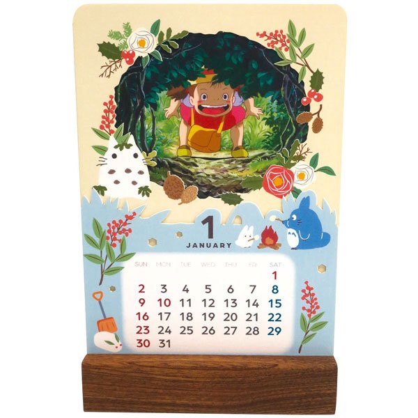 Ghibli 2022 kasane Calendar (My Neighbor Totoro, Kiki's Delivery Service, Spirited Away)