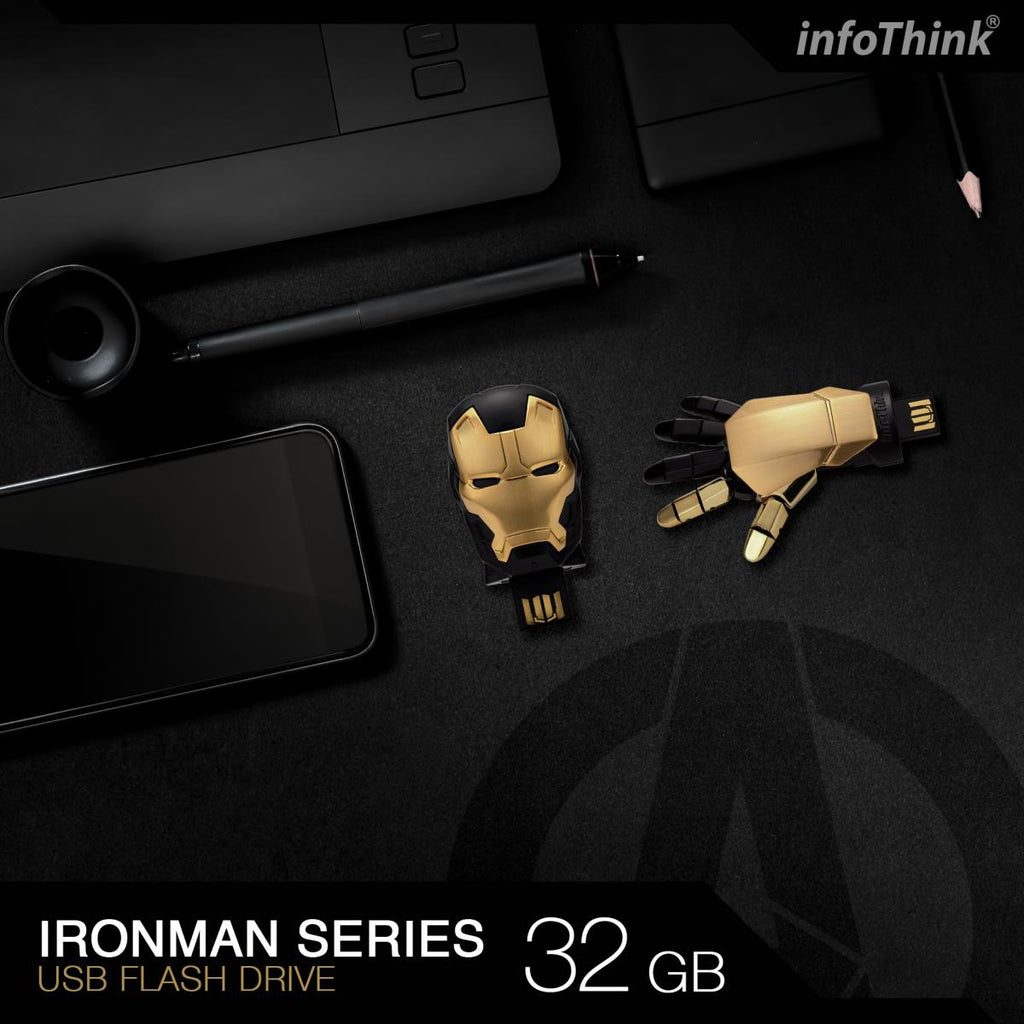 Marvel IRON MAN series USB Flash Drive - Helmet 32GB - up-next.com.hk