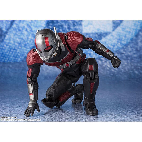 Antman Avengers S.H.Figuarts Marvel Endgame Action Figure Bandai Masked Crouched down