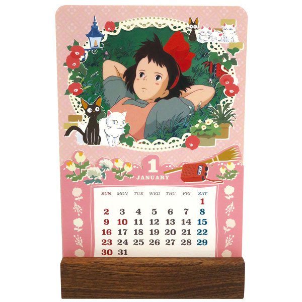 Ghibli 2022 kasane Calendar (My Neighbor Totoro, Kiki's Delivery Service, Spirited Away)