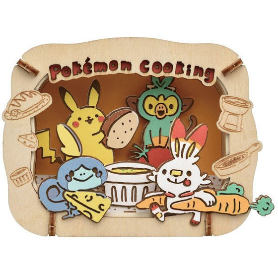 PT-W18 - PAPER THEATER -Wood Style- Pokémon Cooking