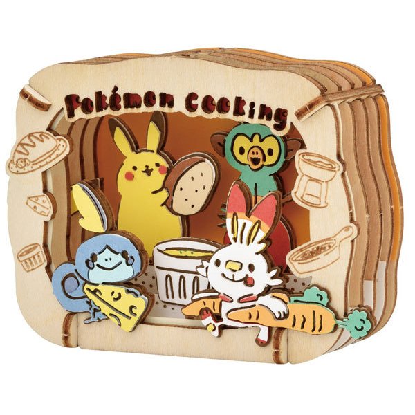 PT-W18 - PAPER THEATER -Wood Style- Pokémon Cooking