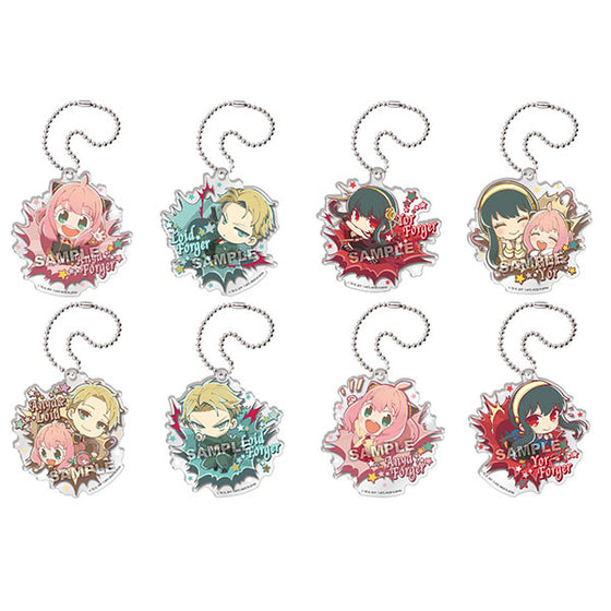 Buchimasu ! Spy x Family Acrylic Key Ring (Set of 8) 間諜家家酒