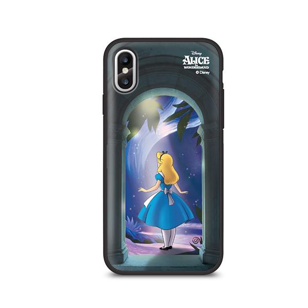 Disney Alice in Wonderland Doorable Card Pocket Mirror iPhone Case 愛麗絲手機殻保護套含鏡