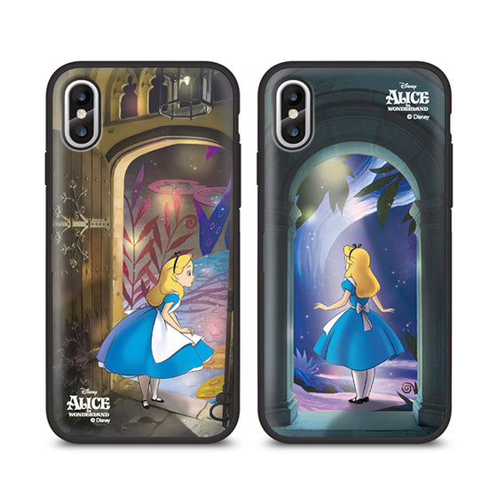 Disney Alice in Wonderland Bumper Card Holder Mirror iPhone XR XS Max Case 愛麗絲手機殻保護套