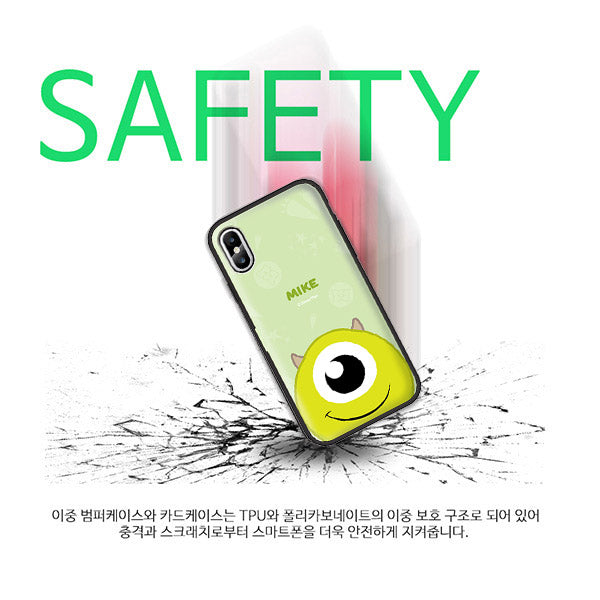 Disney Monsters University Mike Anti Shock Anti Drop Bumper iPhone XR XS Max Case