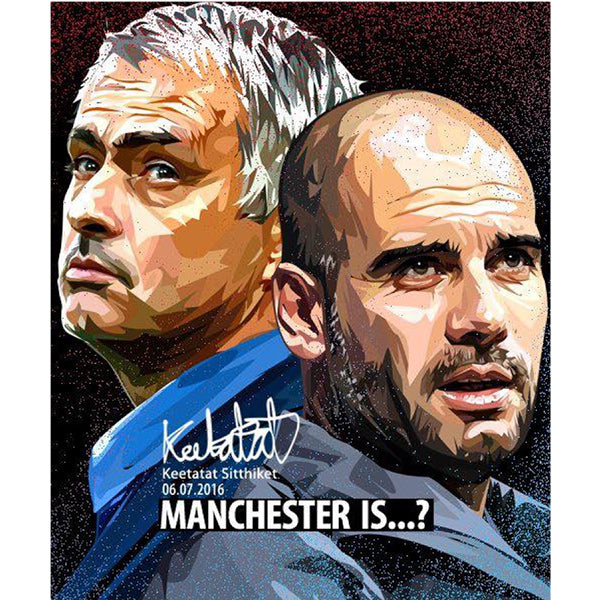 Drawing (Jose Mourinho Vs Pep Guardiola)_Art_Arteria - Up-Next