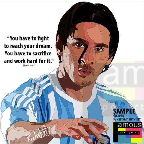 Drawing (Lionel Messi - Argentina)_Art_Arteria - Up-Next
