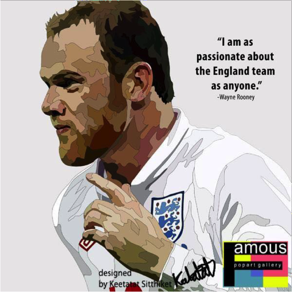 Drawing (Wayne Rooney – England)_Art_Arteria - Up-Next
