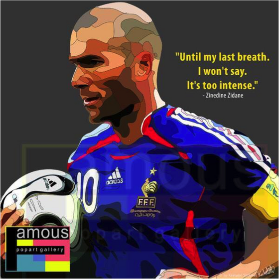 Drawing (Zinedine Zidane)_Art_Arteria - Up-Next