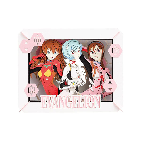 Evangelion Rei Asuka Mari Paper Theater Japan Anime DIY 3D Puzzle Collectible