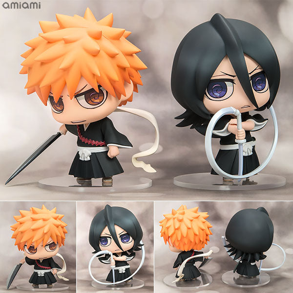 Bleach Kurosaki Ichigo & Kuchiki Rukia Shinigami Megahouse Set Figures