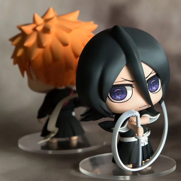 Bleach Kurosaki Ichigo & Kuchiki Rukia Shinigami Megahouse Set Figures