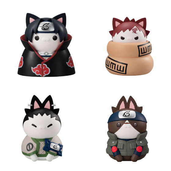 MEGA CAT PROJECT NARUTO Nyanto! The Big Series Nyaruto REBOOT 火影忍者 (內輪鼬太知/ 我愛羅/ 奈良鹿丸/ 海野伊留加)