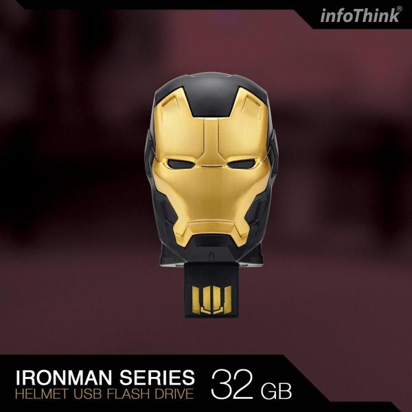 Marvel IRON MAN series USB Flash Drive - Helmet 32GB - up-next.com.hk
