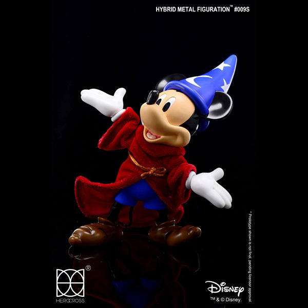 HMF#009&#009S Disney Sorcerer Mickey & The Magic Broom Figure| Herocross | Up-next HK