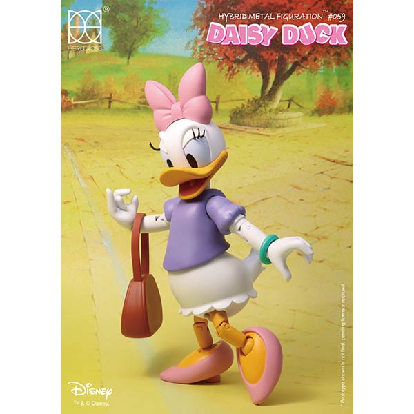 HMF#059 Disney Daisy Duck Figure | Herocross Cartoon Toy | Up-Next HK